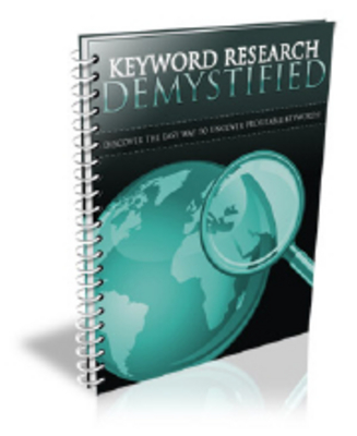 Product picture keyword research demystified PLR ebook
