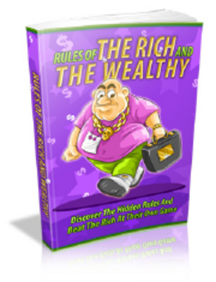 Product picture Rules of the Rich and the Wealthy - mrr