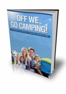 Product picture off we go camping ebook with mrr
