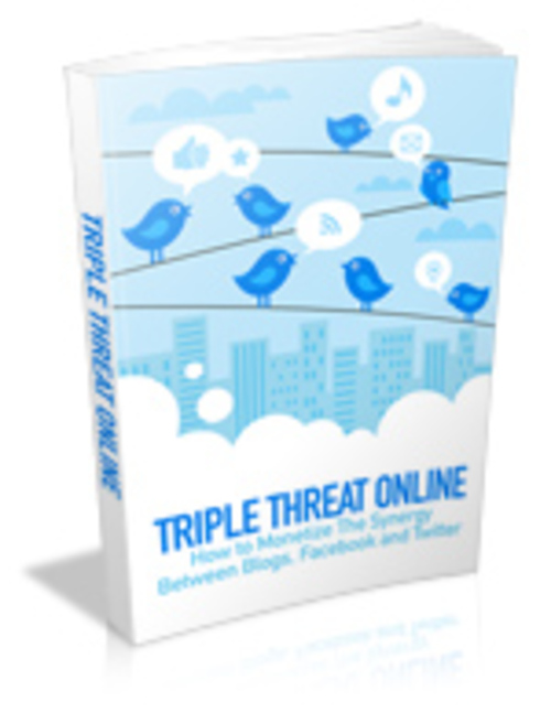 Product picture Triple Threat Online with MRR & Giveaway