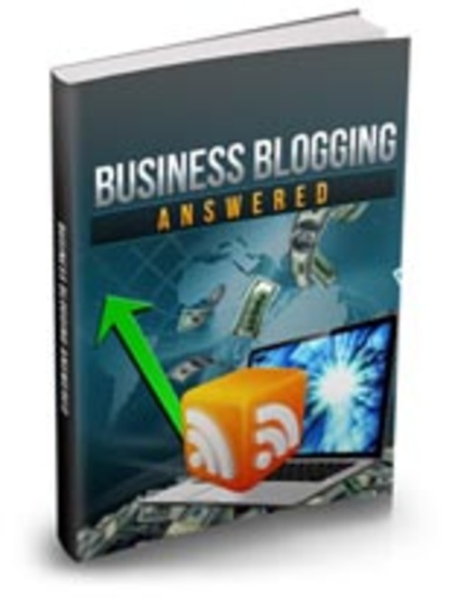 Product picture Business Blogging Answered with MRR
